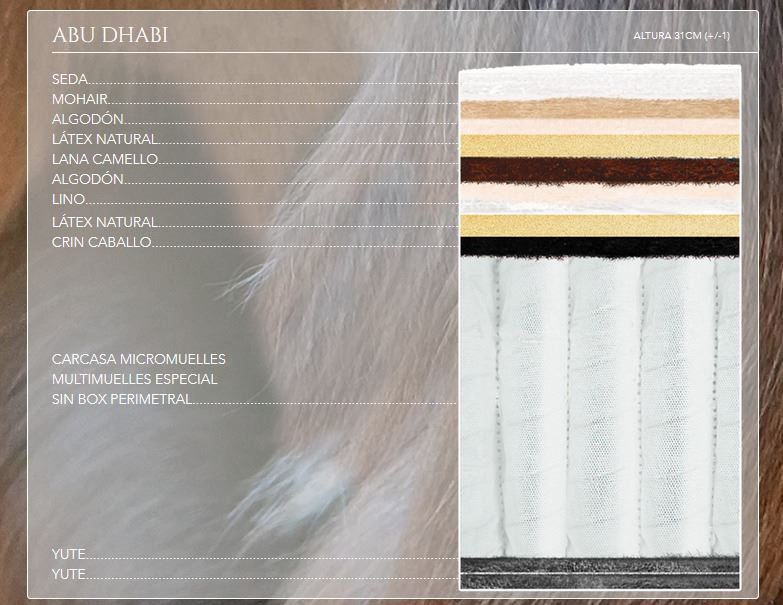 Colchón Magister Abu Dhabi 2020