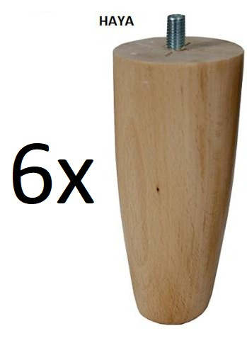 Juego de 6 Patas de Madera Magister Venecia 2020